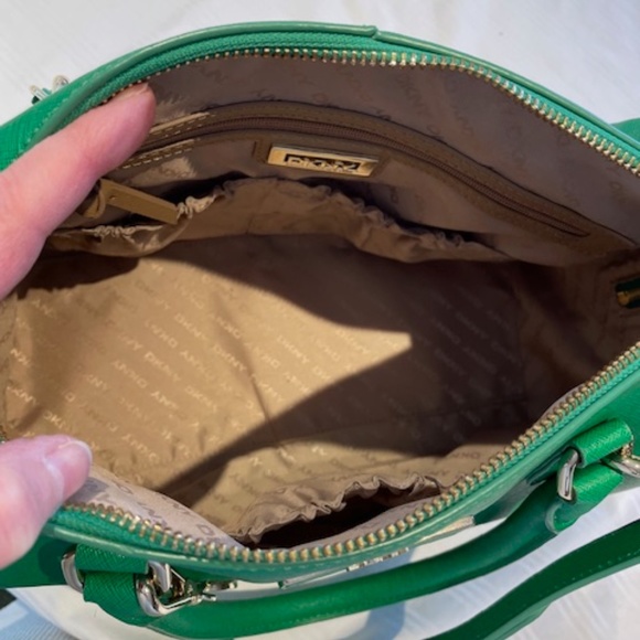 EUC DKNY Green Purse - Picture 3 of 3
